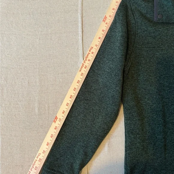 Eddie Bauer Fleece Green Pullover Sweater - Picture 5 of 7